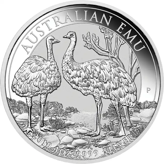 Großhandel 1 Unze Silbermünze Australien Emu 2019