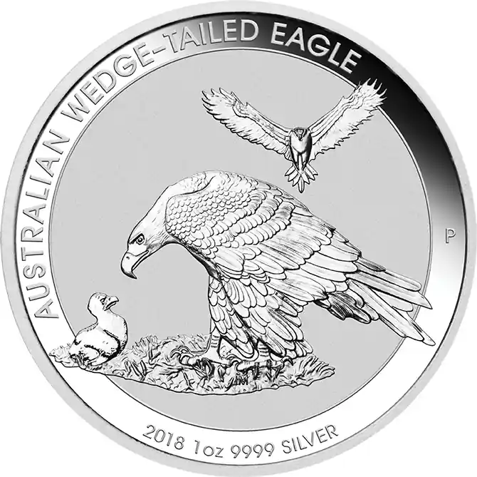 Direktkauf 1 Unze Silbermünze Australien Wedge Tailed Eagle 2018