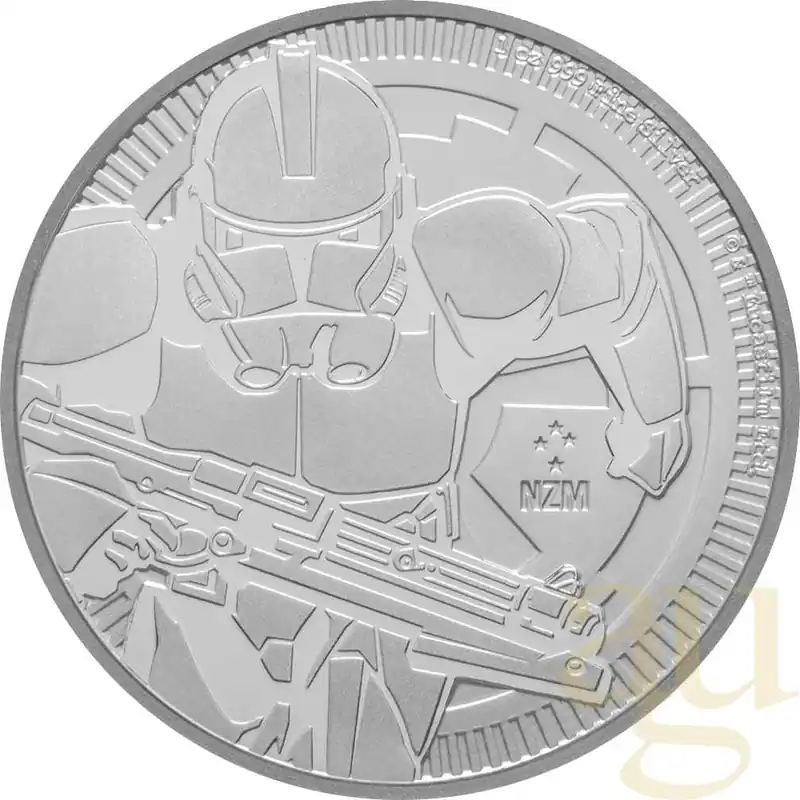 Direktkauf 1 Unze Silbermünze Niue Star Wars - Clone Trooper 2019