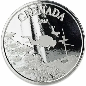 1 Unze Silbermünze EC8 Grenada - Diving Paradise 2018 Preiswert