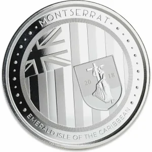 Neue Ware 1 Unze Silbermünze EC8 Montserrat - Emerald Isle of the Caribbean 2018