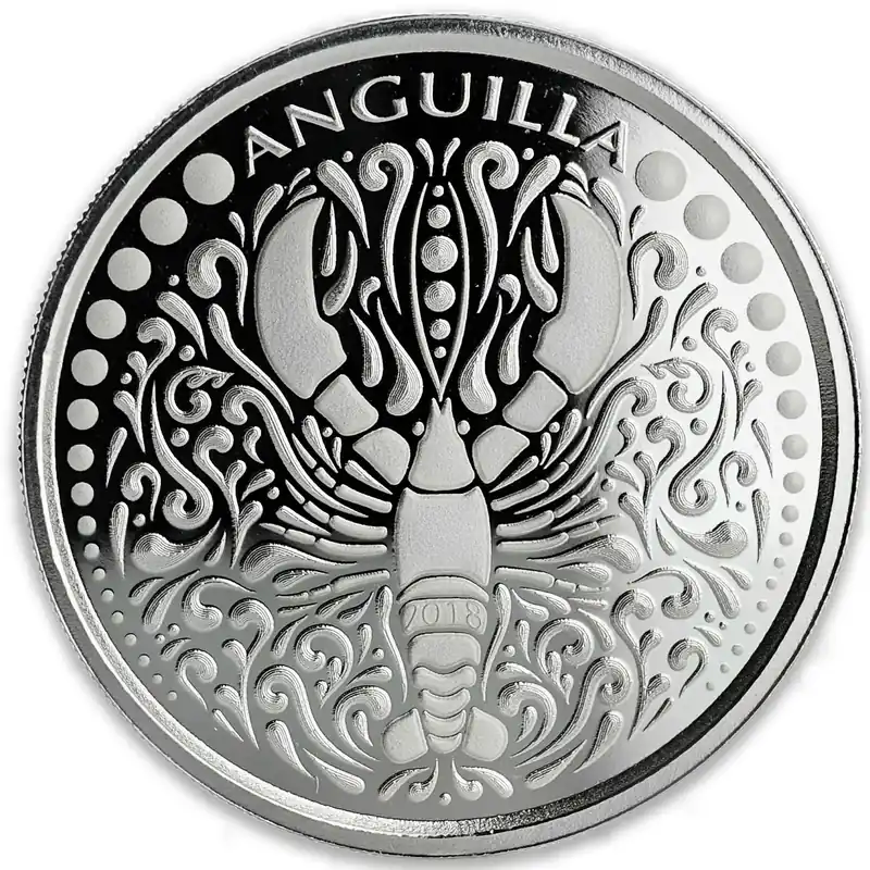 1 Unze Silbermünze EC8 Anguilla - Lobster 2018 Angebot
