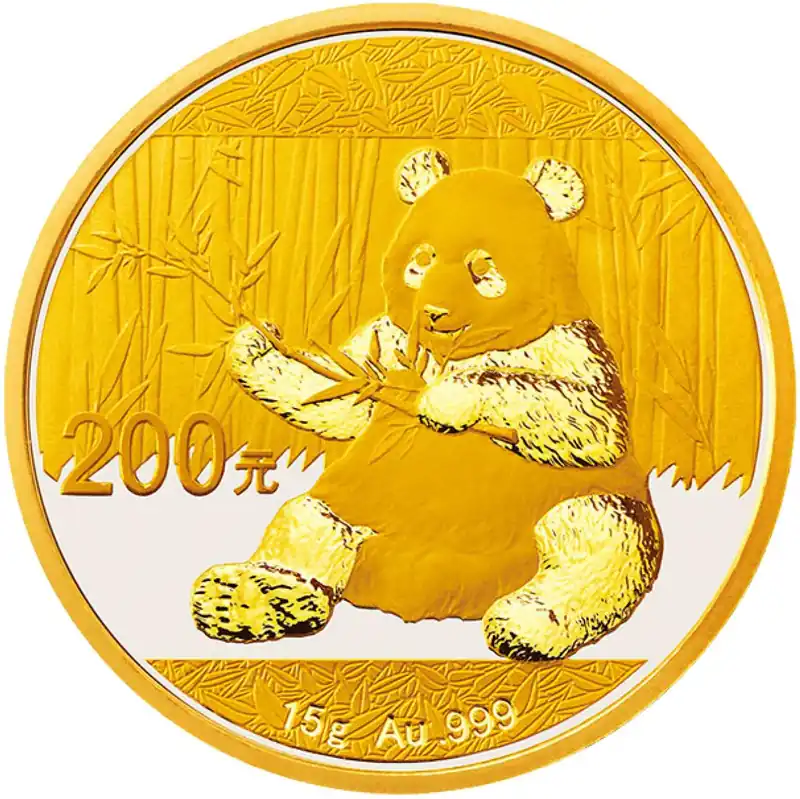 15 Gramm Goldmünze China Panda - verschiedene Prägejahre Finale Aktion