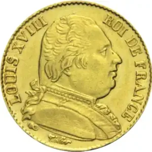 Jetzt Zugreifen 20 Francs Louis XVIII (1814-1815)