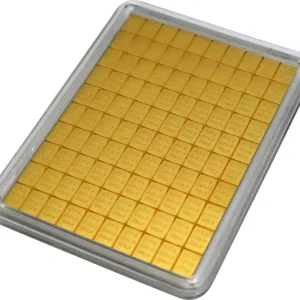 100 x 0,5g Gold Combibarren / Goldtafel / Tafelbarren Kostenloser Versand