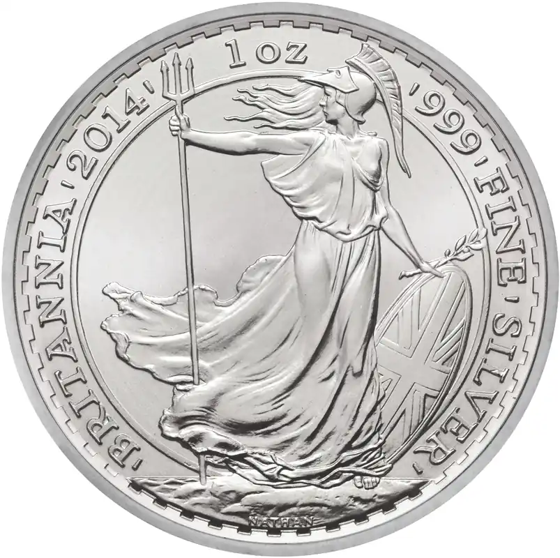 1 Unze Silbermünze Britannia 2014 Jetzt Bestellen
