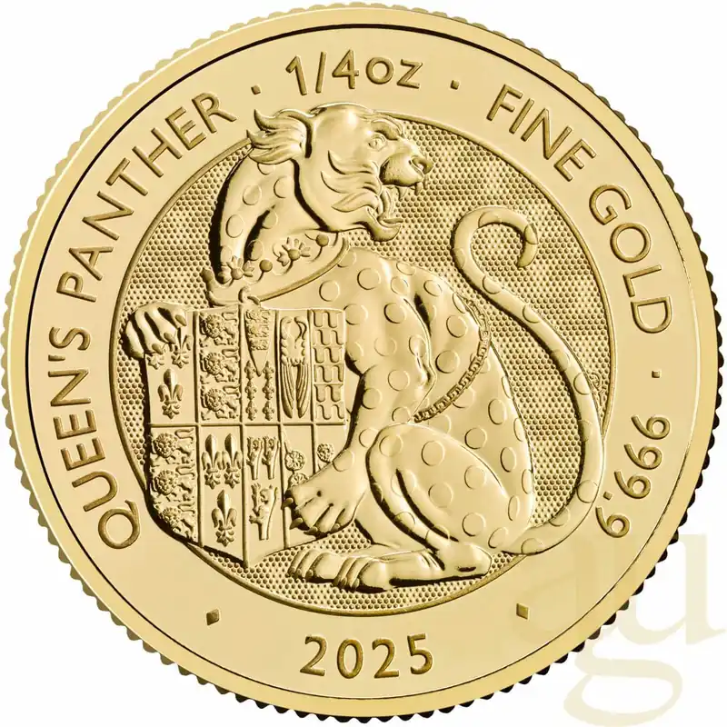 Direktkauf 1/4 Unze Goldmünze Tudor Beasts Queen´s Panther 2025