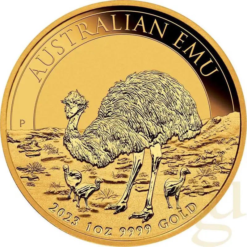 Bestpreis 1 Unze Goldmünze Australien Emu 2023