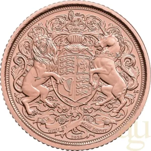 Nur Für Kurze Zeit 1/2 Pfund Goldmünze Memorial Sovereign King Charles 2022