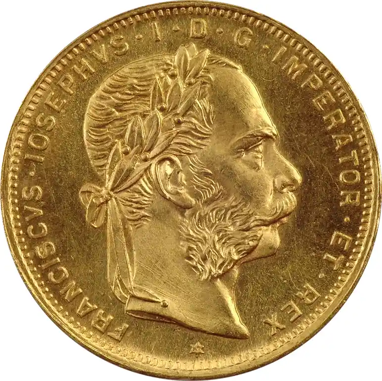 8 Florin Goldmünze Österreich (Gulden) Originalstück Begrenztes Angebot