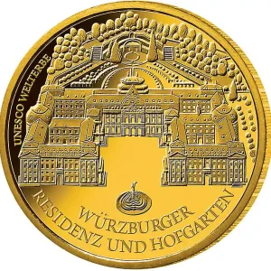 1/2 Unze Goldmünze - 100 Euro Würzburg 2010 (D) Preisknaller