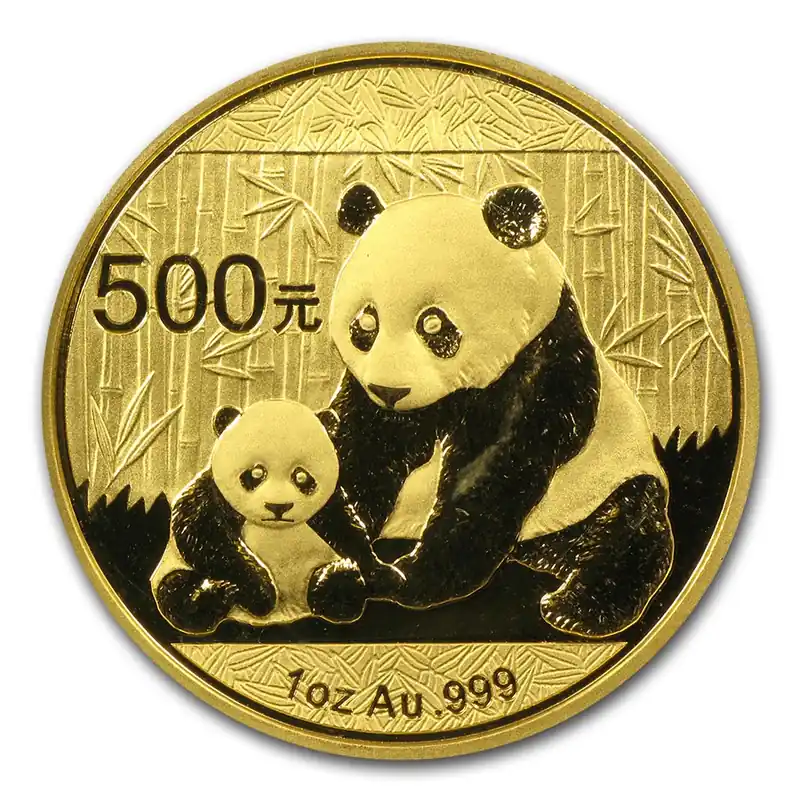 1/4 Unze Goldmünze China Panda 2012 Neue Ware