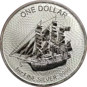 1 Unze Silbermünze Cook Islands Bounty 2017 Exklusiv