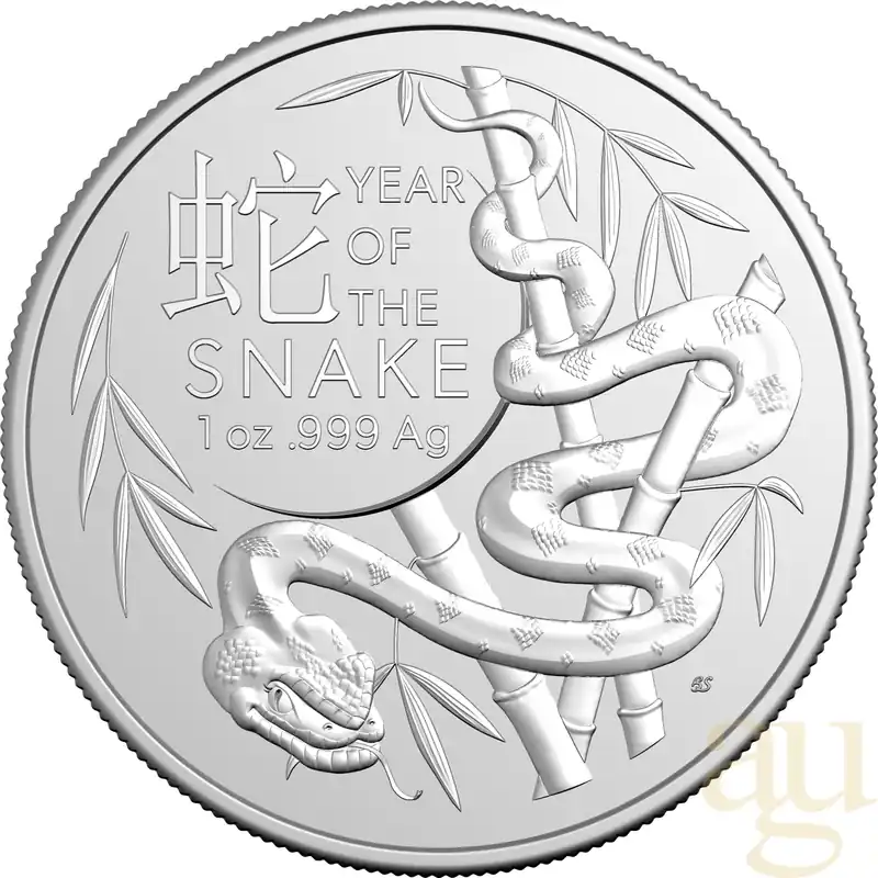 Saisonangebot 1 Unze Silbermünze Australien RAM Lunar Schlange 2025