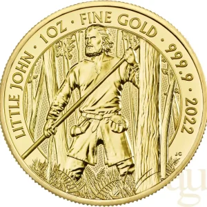 1 Unze Goldmünze Myths and Legends - Little John 2022 Limited Edition