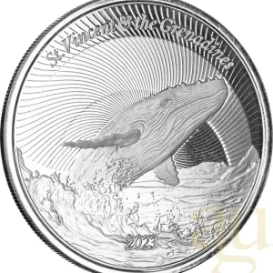 Limited Edition 1 Unze Silbermünze EC8 St. Vincent & The Grenadines - Humpback Whale 2023