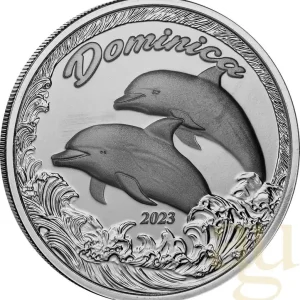 1 Unze Silbermünze EC8 Dominica - Delfin 2023 Beliebt