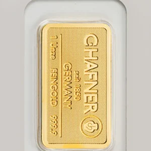Garantierte Lieferung 31,1 Gramm Goldbarren C. Hafner