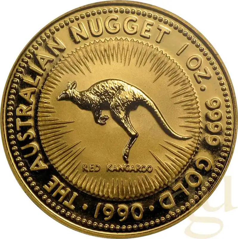1 Unze Goldmünze Australien Känguru 1990 Neuheit