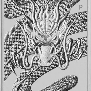 1 Unze Silbermünze Perth Mint Rectangular Dragon 2025 Garantierte Lieferung