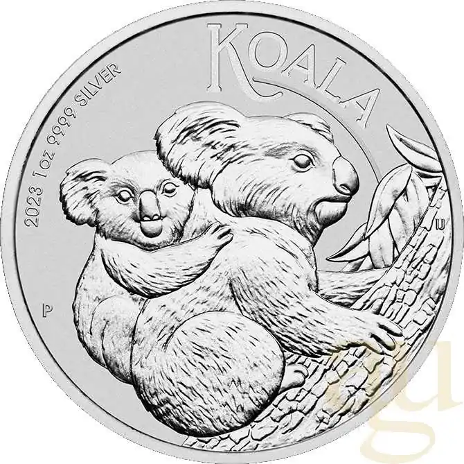 Premium 1 Unze Silbermünze Australien Koala 2023