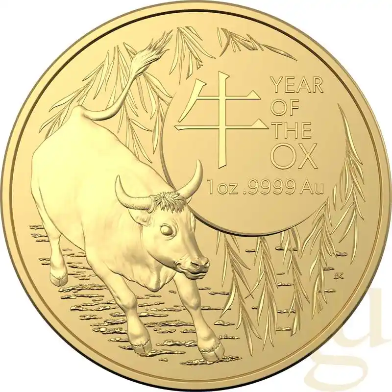 Mega-Angebot 1 Unze Goldmünze Australien RAM Lunar Ochse 2021