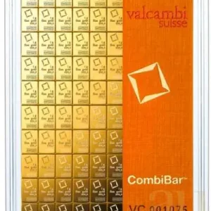 Meistverkauft 100 x 1g Gold Combibarren / Goldtafel / Tafelbarren