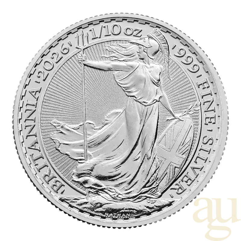 1/10 Unze Silbermünze Britannia 2026 Hochwertig