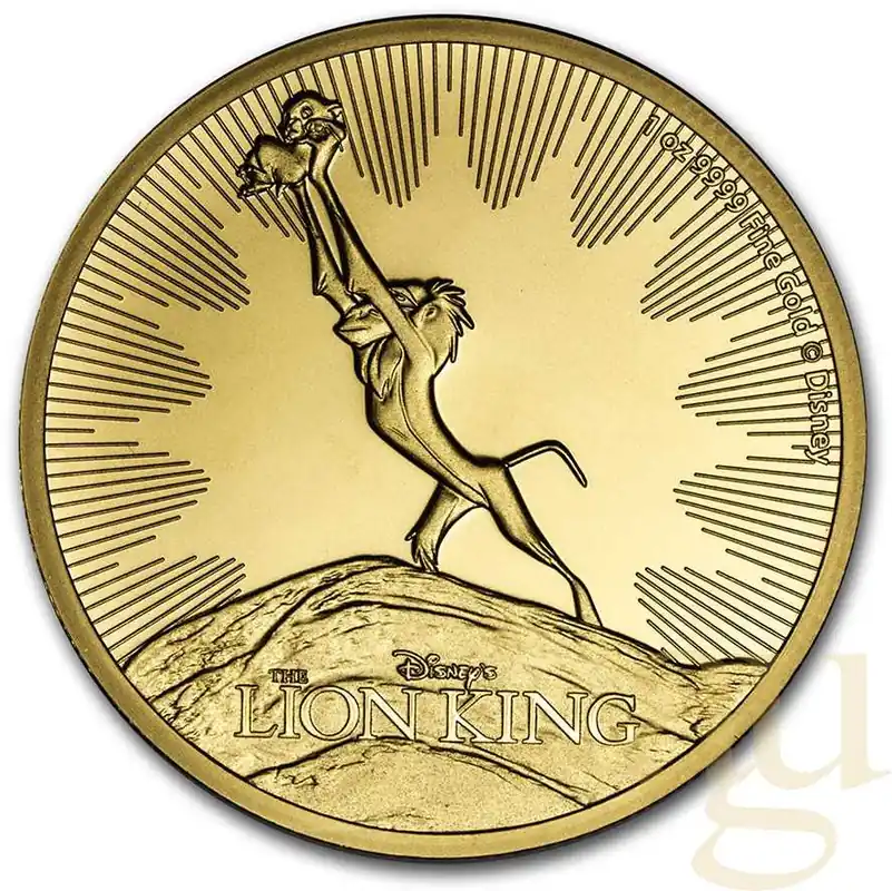 1 Unze Goldmünze Disney - König der Löwen - Lion King 2020 Super-Preis