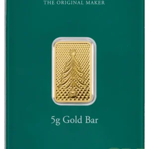 Highlight 5 Gramm Goldbarren The Royal Mint - Christmas