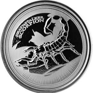 1 Unze Silbermünze Republic of Tschad Scorpion "Deathstalker" 2017 Beliebt