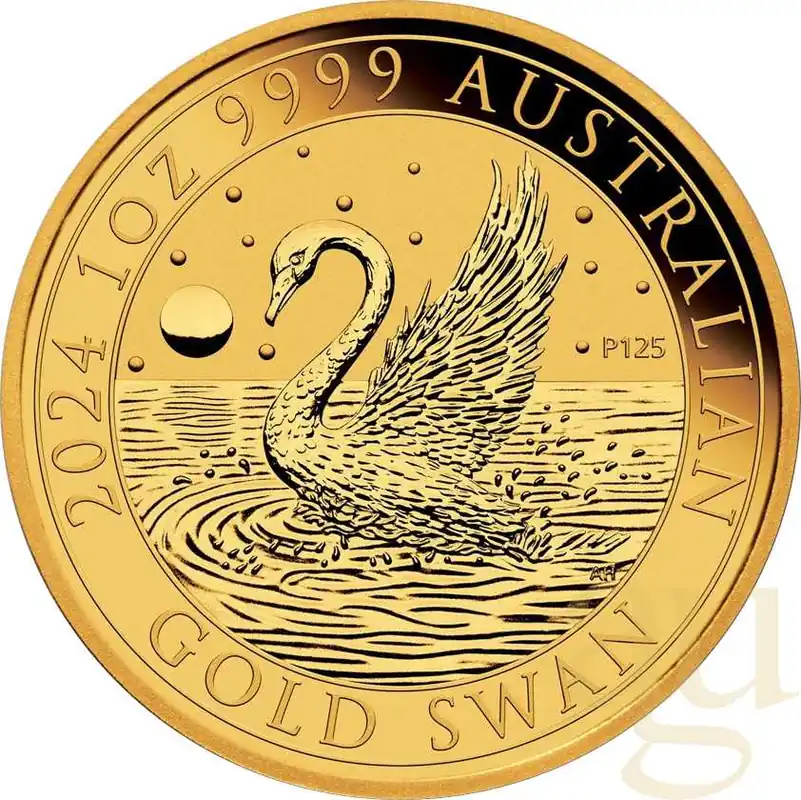 Direktkauf 1 Unze Goldmünze Australien Schwan 2024