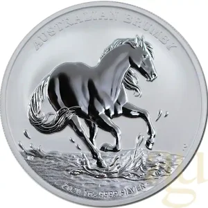 1 Unze Silbermünze Australien Brumby 2020 Schnäppchen