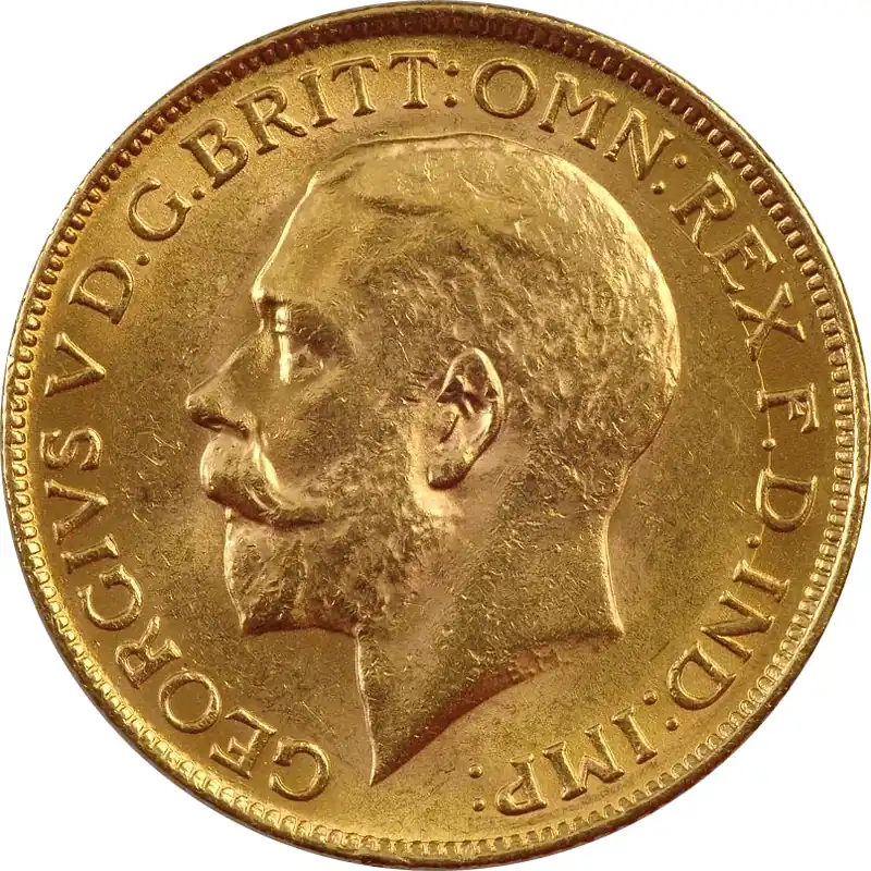 1/2 Pfund Goldmünze Sovereign Georg V Angebot