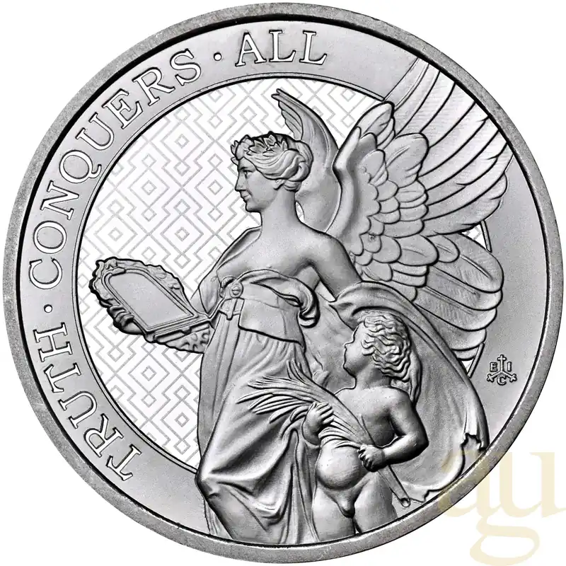 Sonderangebot 1 Unze Silbermünze St. Helena - The Queen´s Virtues - Truth 2022