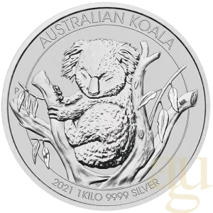 1 Kilogramm Silbermünze Australien Koala 2021 Großhandel