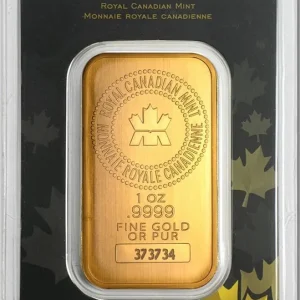 31,1 Gramm Goldbarren Royal Canadian Mint Günstig