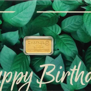 1 Gramm Goldbarren C. Hafner - Happy Birthday Limited Edition