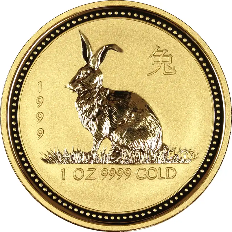 1 Unze Goldmünze Australien Lunar I Hase 1999 Sofort Bestellen