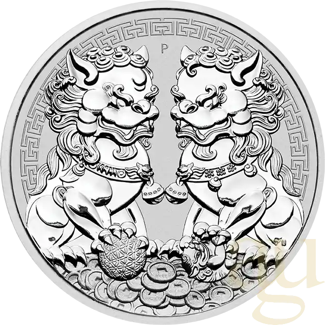 Angebot 1 Unze Silbermünze Australien Double Pixiu 2020