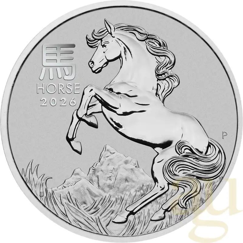 1 Unze Platinmünze Australien Lunar III Pferd 2026 Jetzt Bestellen