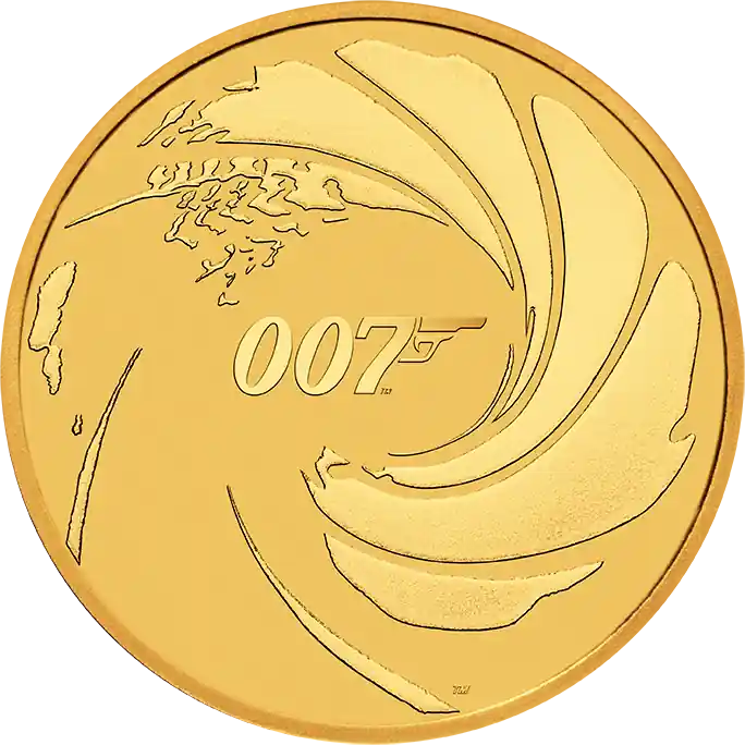 1 Unze Goldmünze Perth Mint Tuvalu James Bond 007 - 2020 Wochenendangebot
