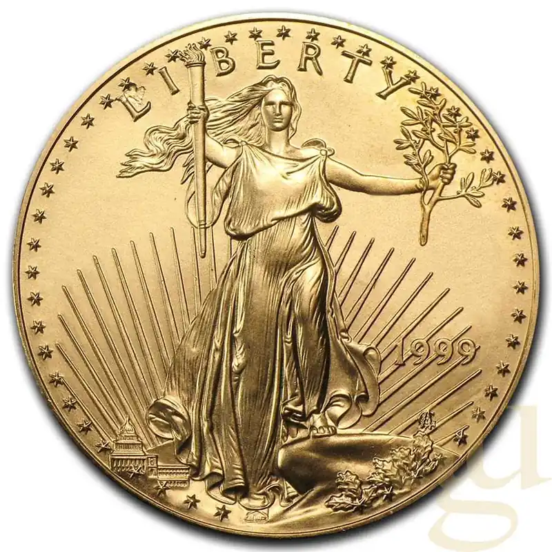 1 Unze Goldmünze American Eagle 1999 Bestpreis
