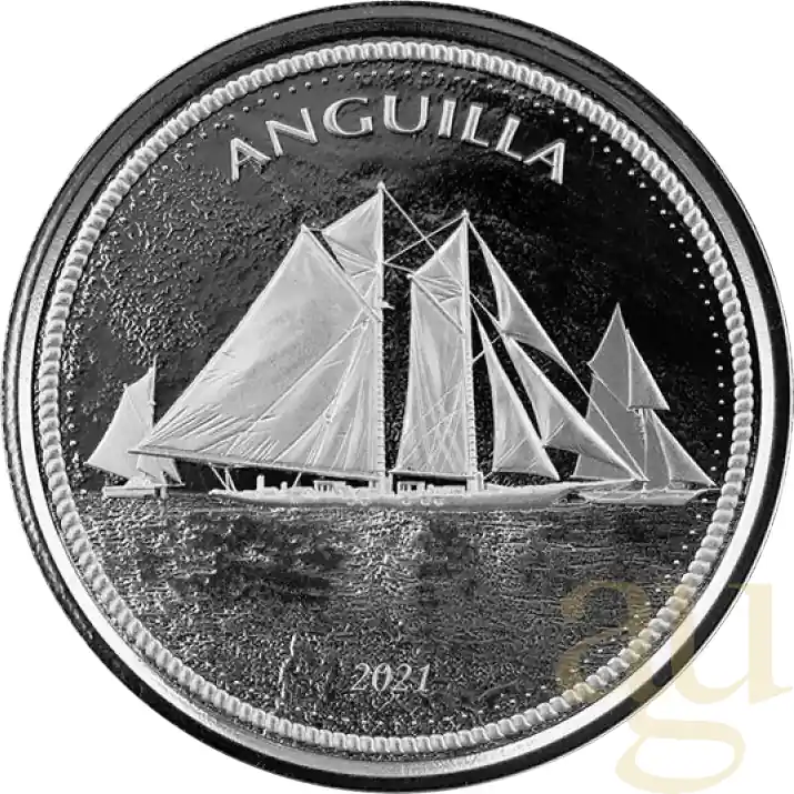 Preiswert 1 Unze Silbermünze EC8 Anguilla 2021