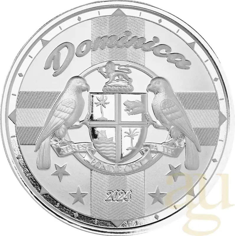 1 Unze Silbermünze EC8 Dominica - Coat of Arms 2024 Gleich Bestellen