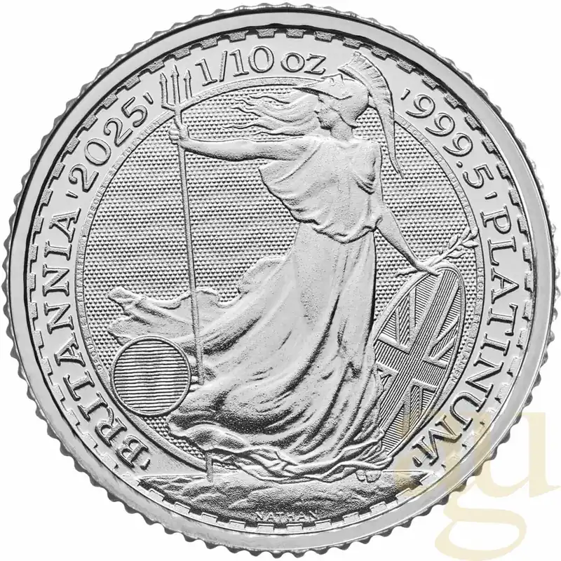 1/10 Unze Platinmünze Britannia 2025 Top-Preis