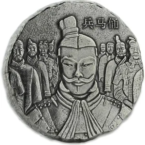 5 Unzen Silbermünze Fiji Terracotta Army 2018 Finale Aktion