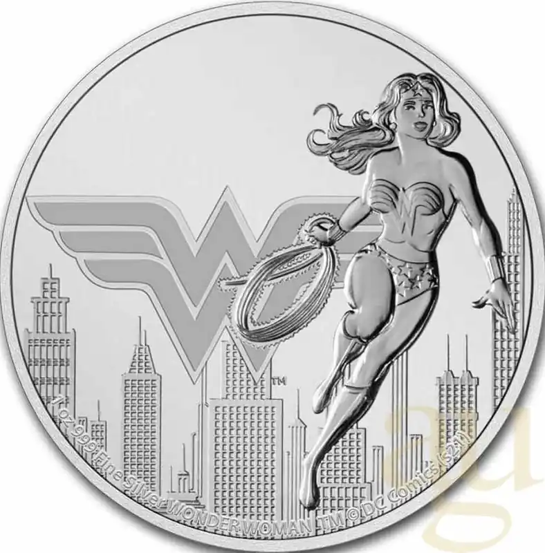 1 Unze Silbermünze Niue - DC Comics Wonder Woman 2021 Solange Der Vorrat Reicht
