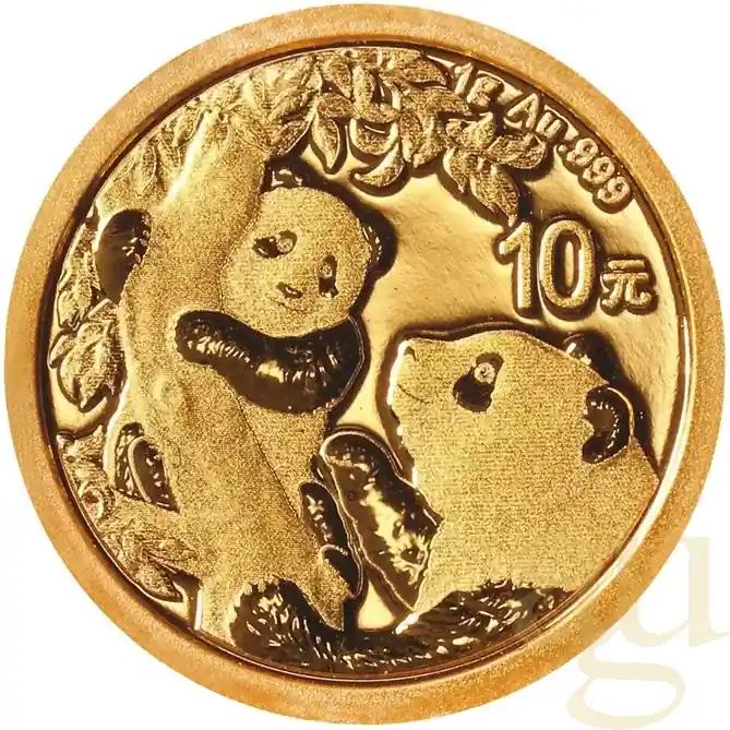 1 Gramm Goldmünze China Panda 2021 Rabatt