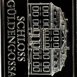 Weltweiter Versand 10 Gramm Silberbarren Schloss Güldengossa